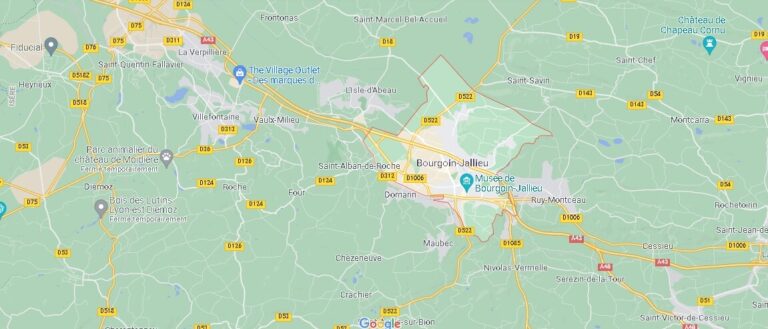 O Se Trouve Bourgoin Jallieu Carte Bourgoin Jallieu O Se Trouve