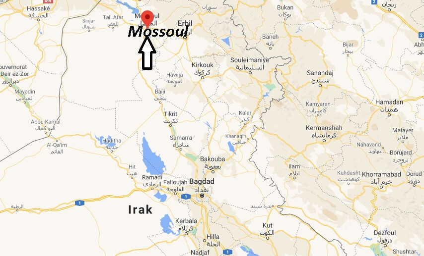 Dans quel pays se trouve Mossoul