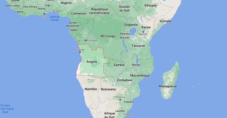 Où se situe Angola