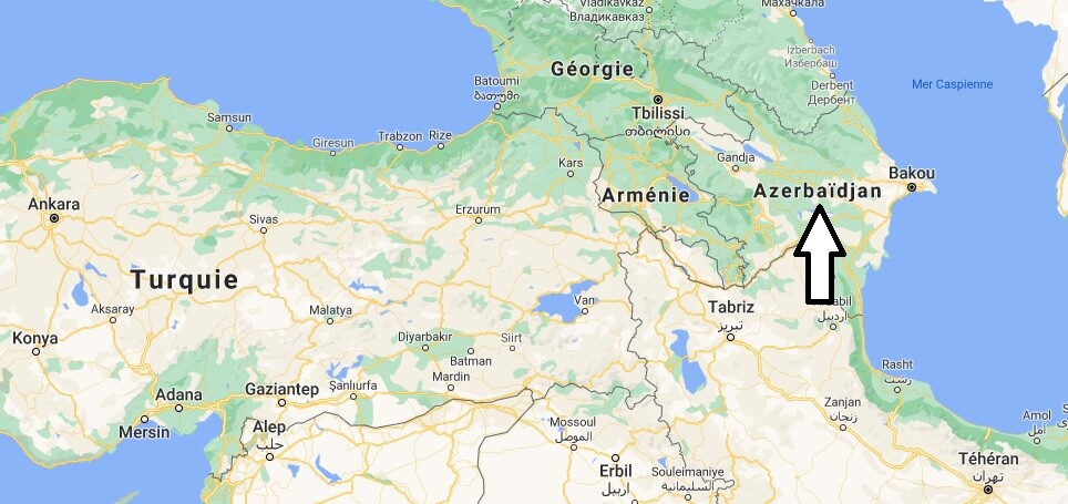 Où se situe L-Azerbaïdjan