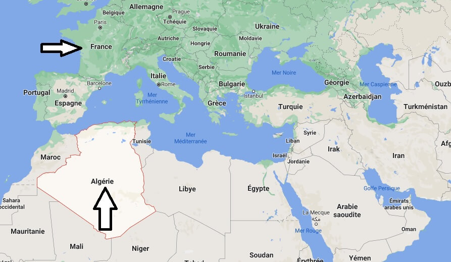 Où se trouve l-Algérie