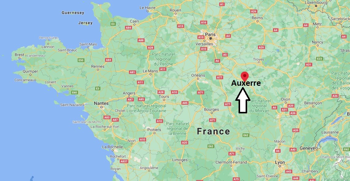 Dans quelle région se trouve Auxerre