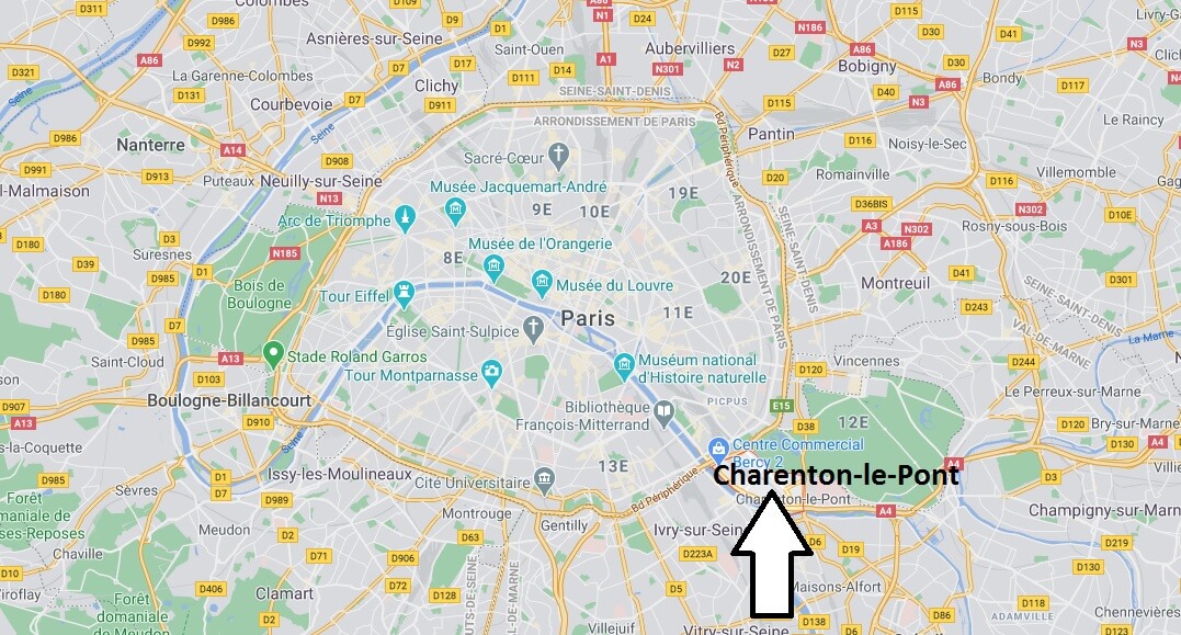 Dans quelle région se trouve Charenton-le-Pont