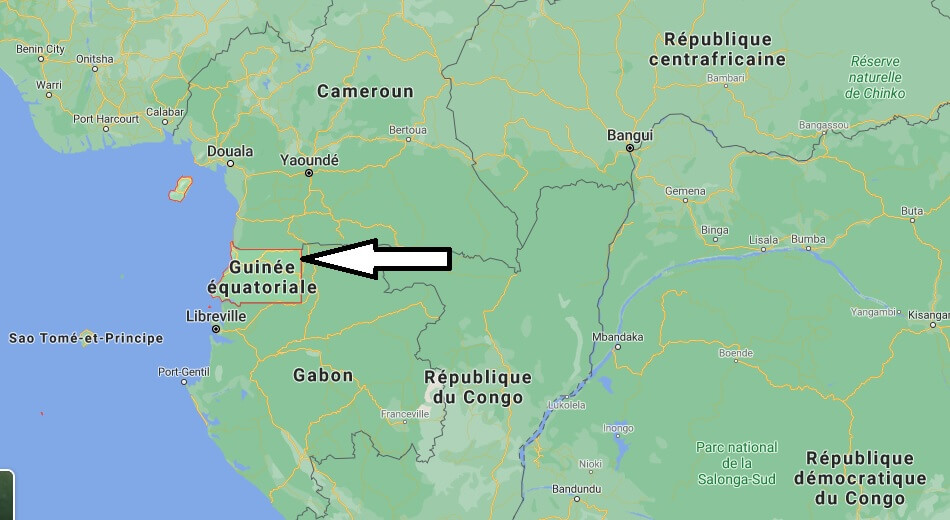 Où est situé Guinée équatoriale
