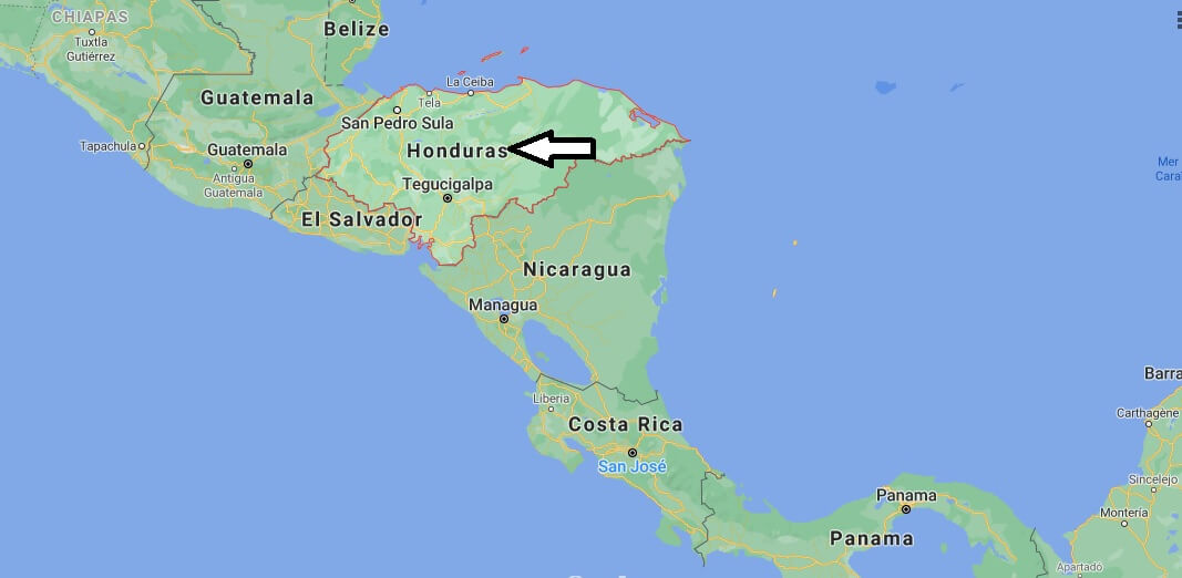 Où est situé Honduras