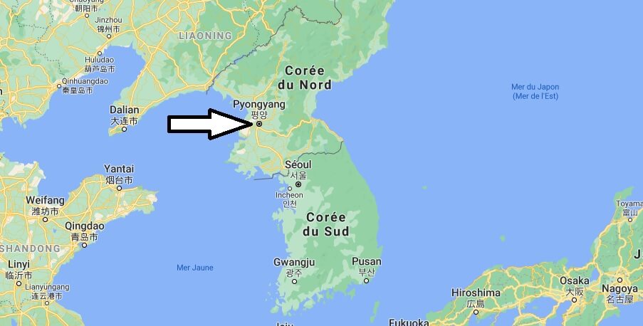 Où est situé La Corée Du Nord
