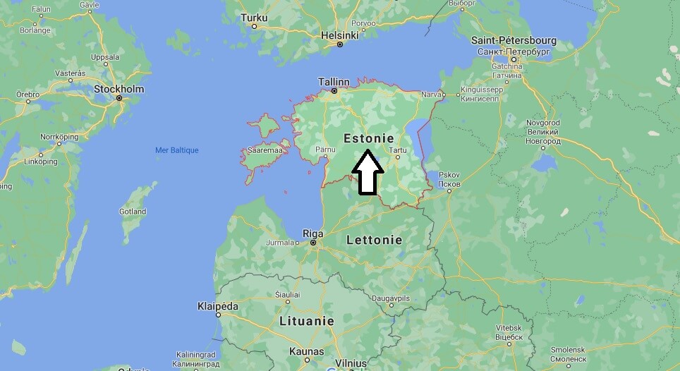 Où est situé l-Estonie