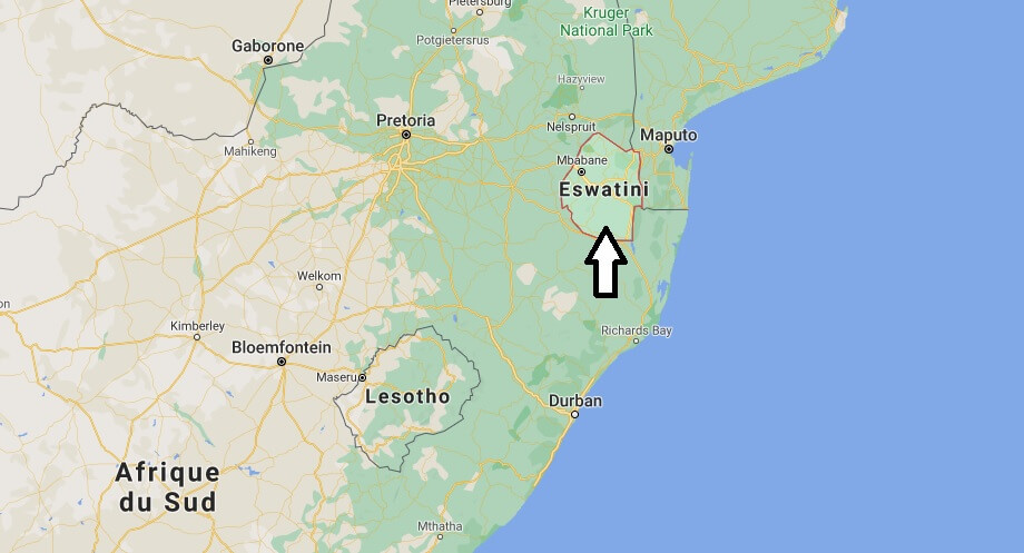 Où est situé l-Eswatini