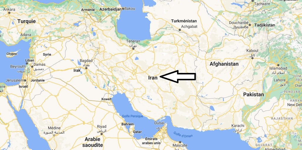 Où est situé l-Iran
