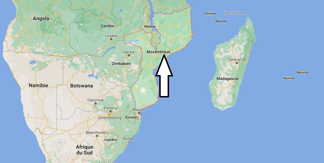 Où est situé la Mozambique