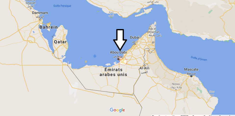 Où se situe Abu Dhabi