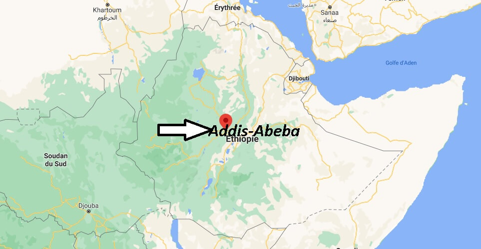 O  se  trouve  Addis Abeba O  se  situe Addis Abeba O  se  