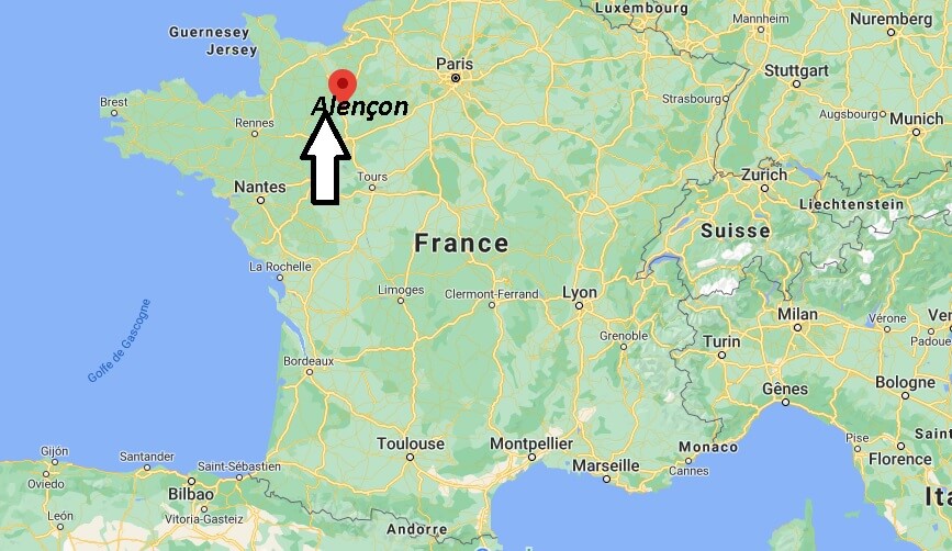 Où se situe Alençon