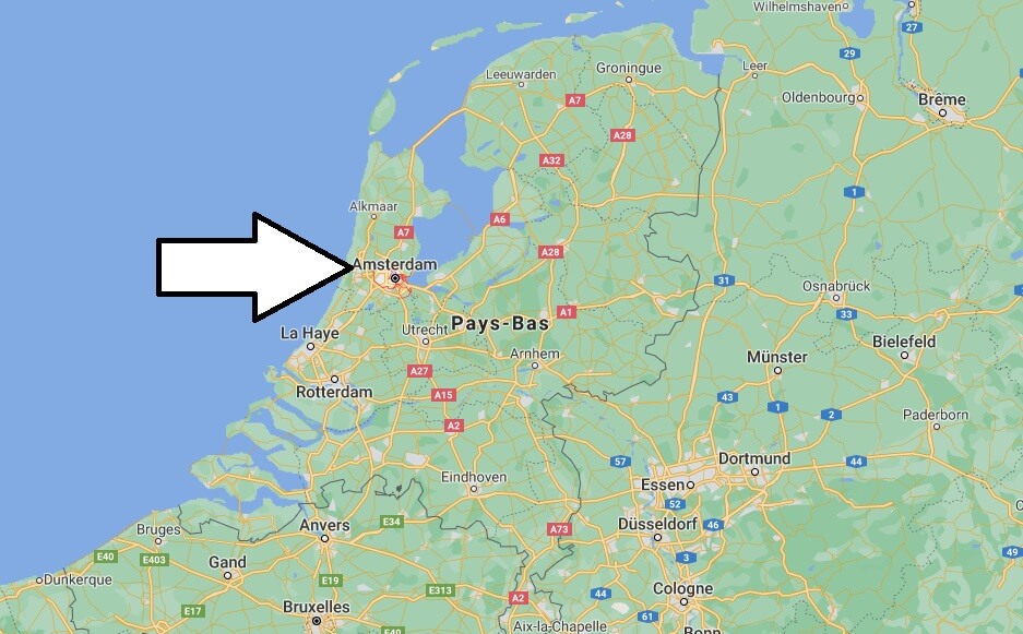 Où se situe Amsterdam
