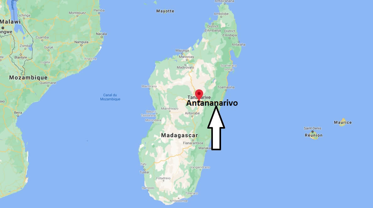 Où se situe Antananarivo