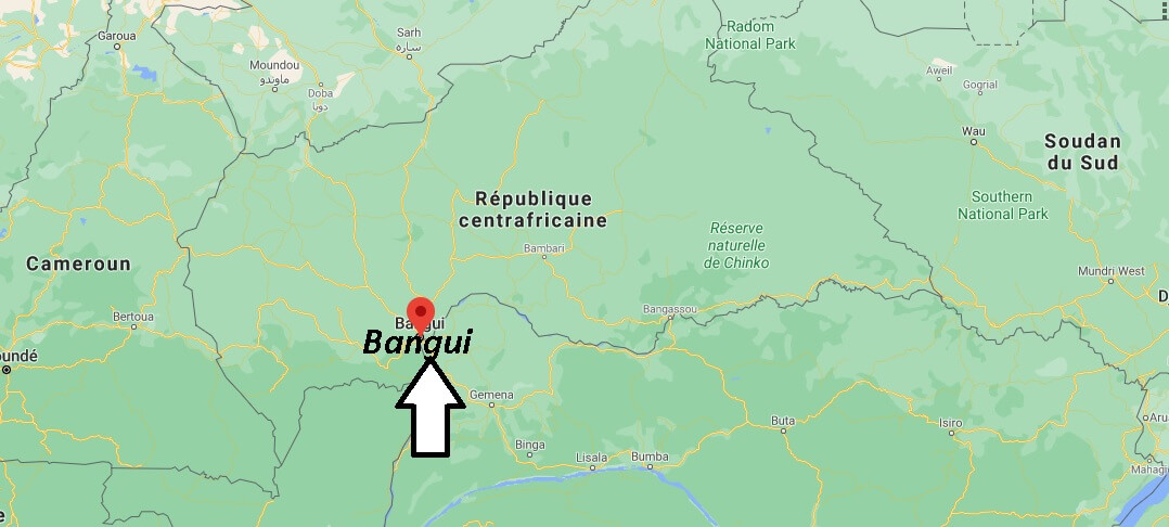 Où se situe Bangui