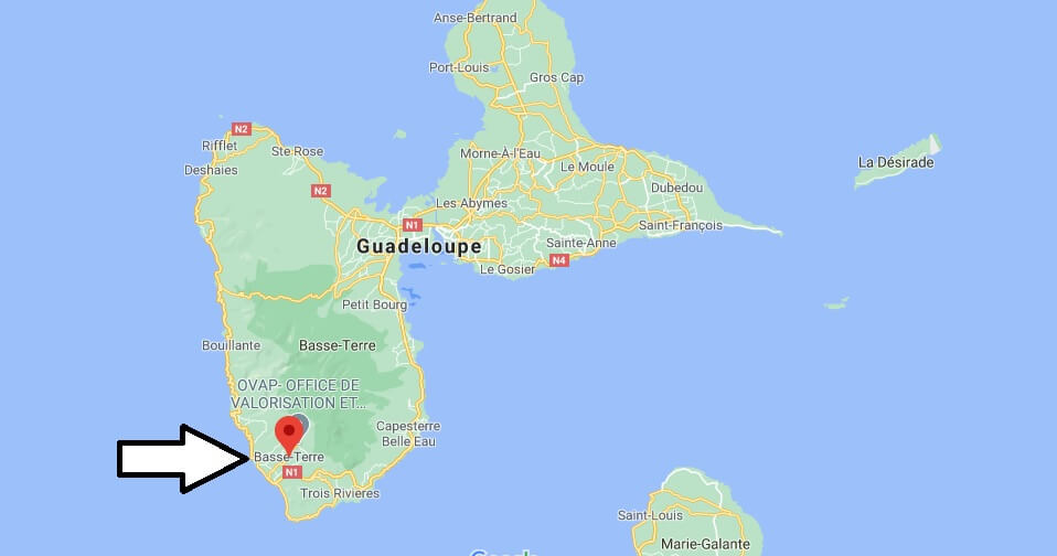 Où se situe Basse-Terre (Code postal 97100)