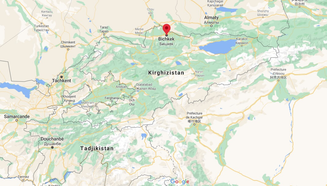 Où se situe Bichkek