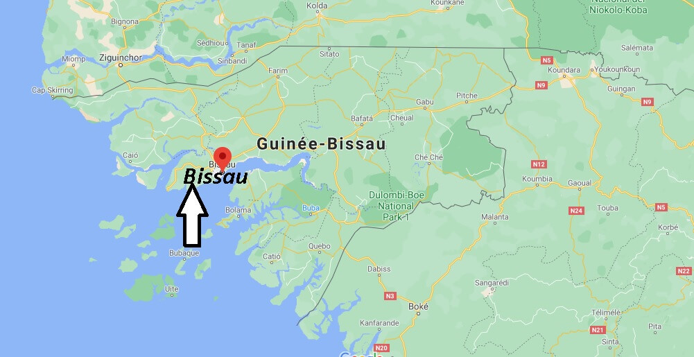 Où se situe Bissau