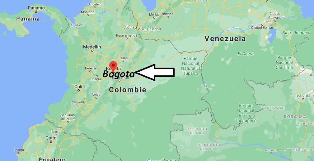 Où se situe Bogota