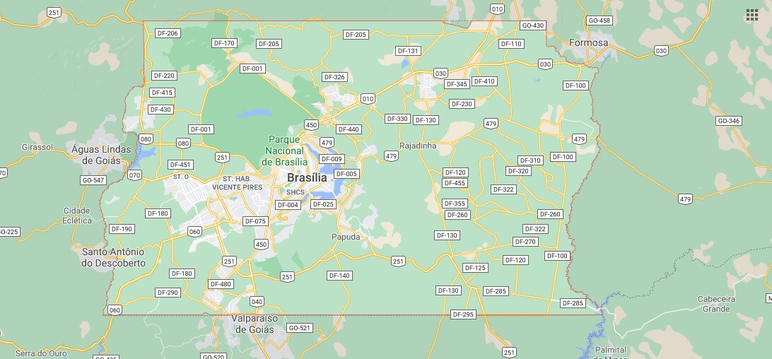 Où se situe Brasilia