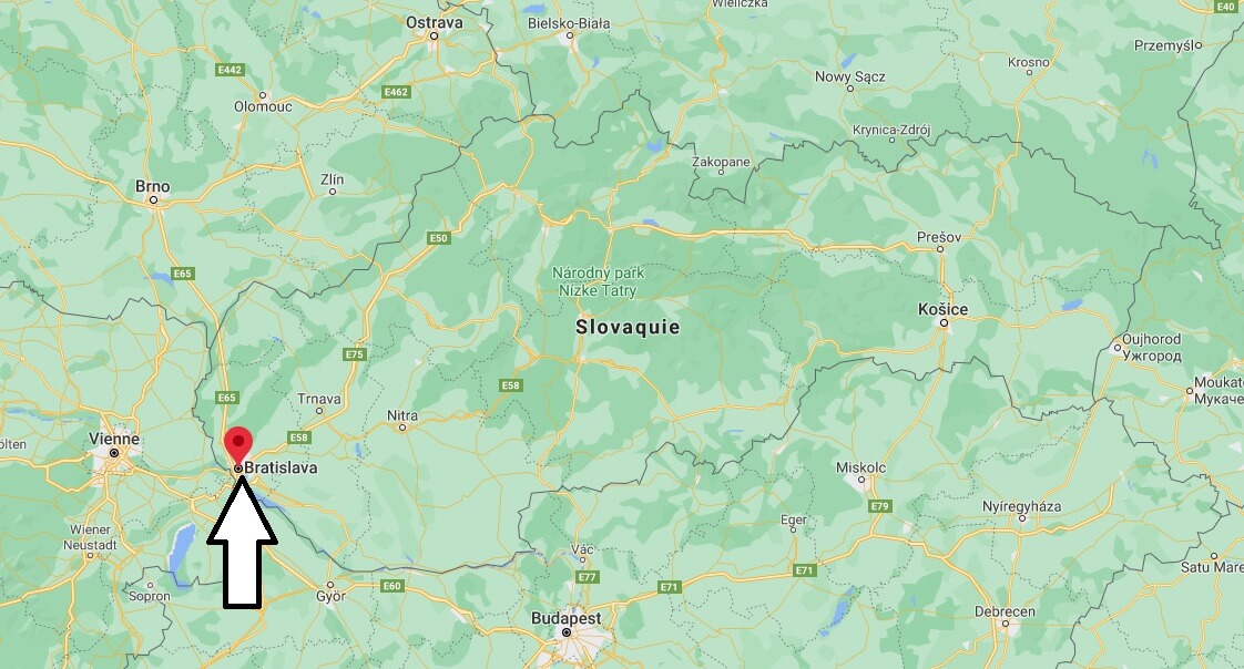 Où se situe Bratislava