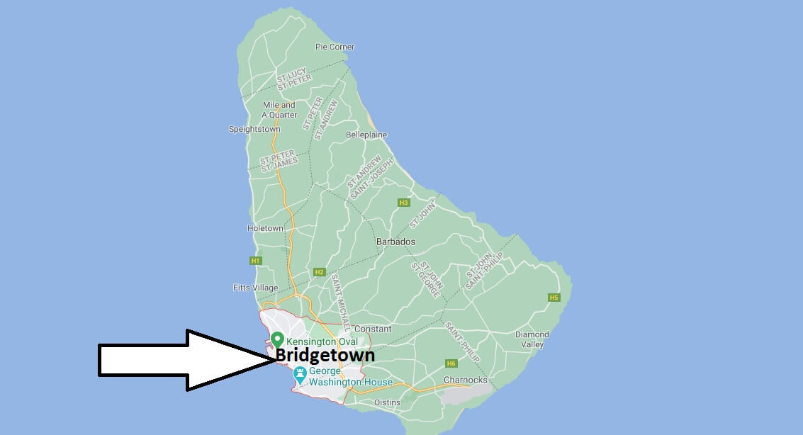 Où se situe Bridgetown