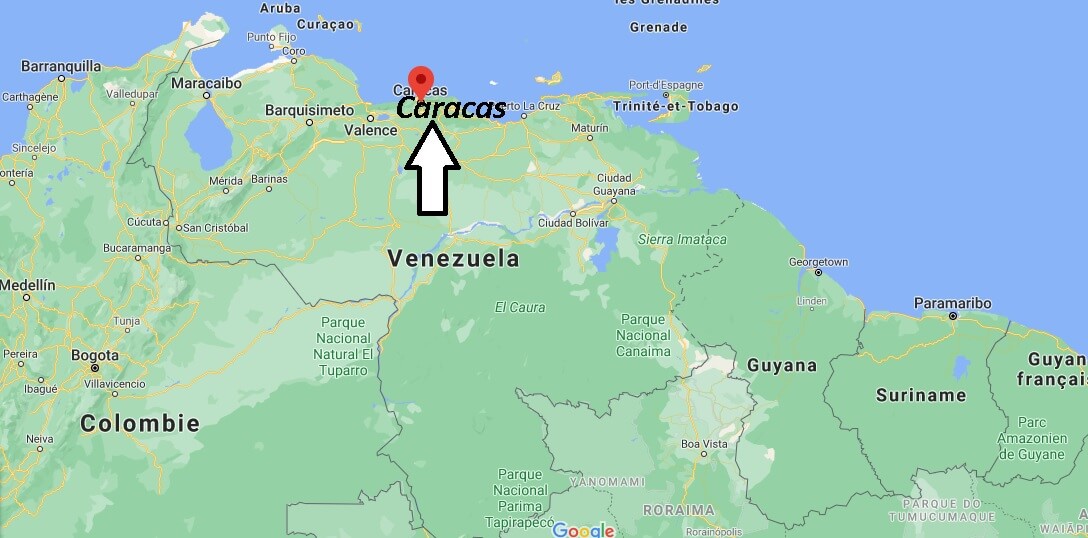 Où se situe Caracas