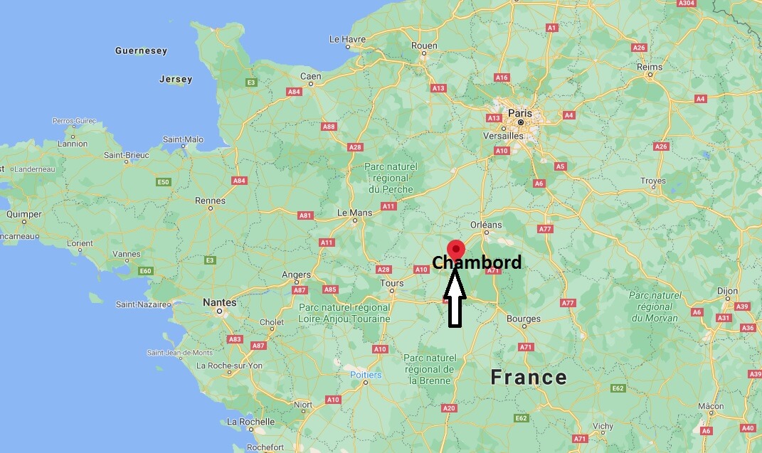 Où se situe Chambord (Code postal 41250)