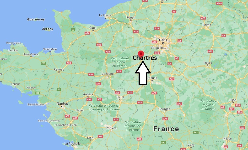 Où se situe Chartres (Code postal 28000)