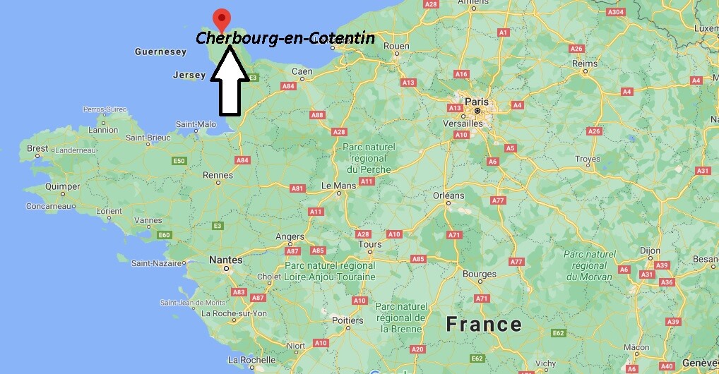 Où se situe Cherbourg-en-Cotentin