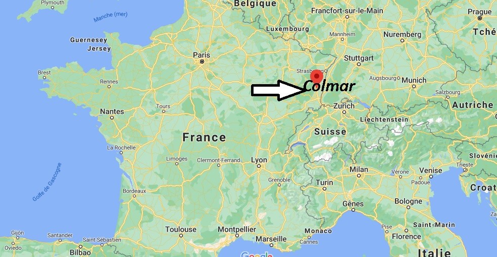 Où se situe Colmar (Code postal 68066)