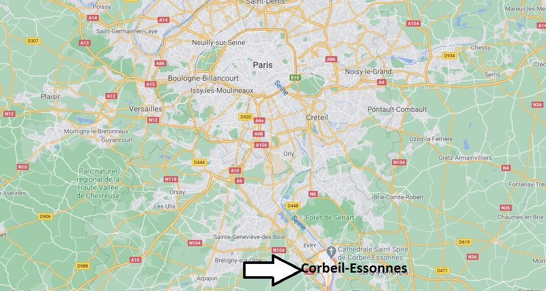 Où se situe Corbeil-Essonnes (Code postal 91100)