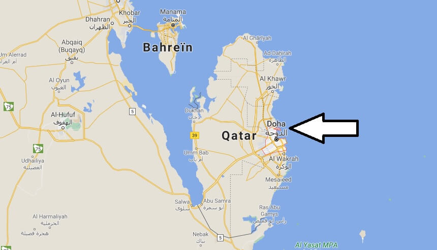 Où se situe Doha