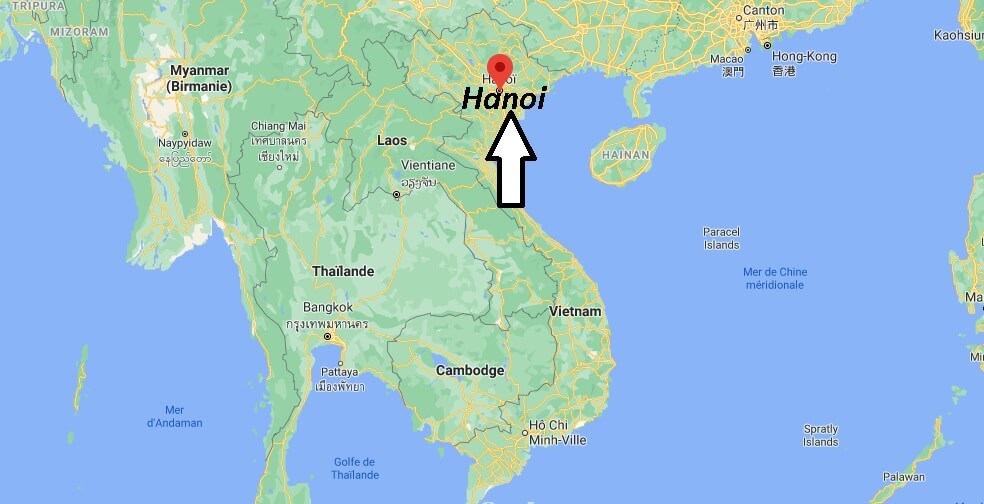 Où se situe Hanoi