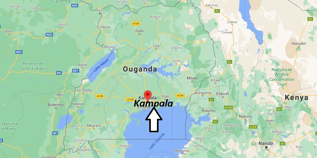 Où se situe Kampala