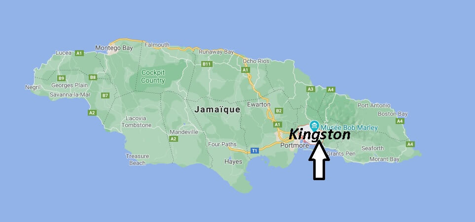 Où se situe Kingston