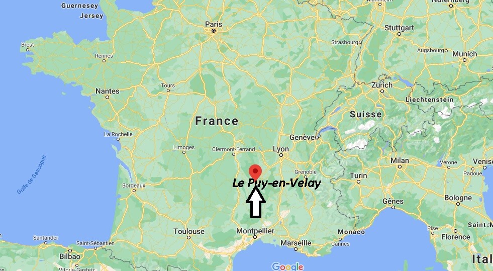Où se situe Le Puy-en-Velay