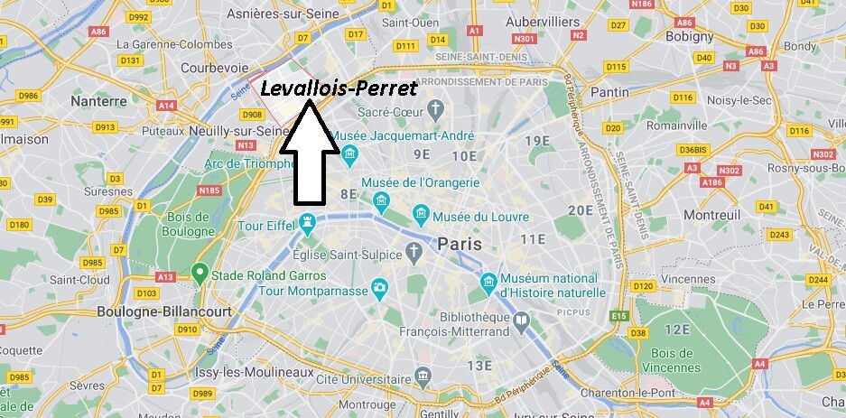 Où se situe Levallois-Perret (Code postal 92300)
