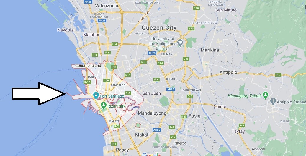 Où se situe Manille