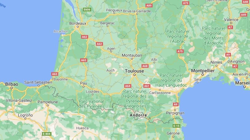 Où se situe Midi-Pyrénées