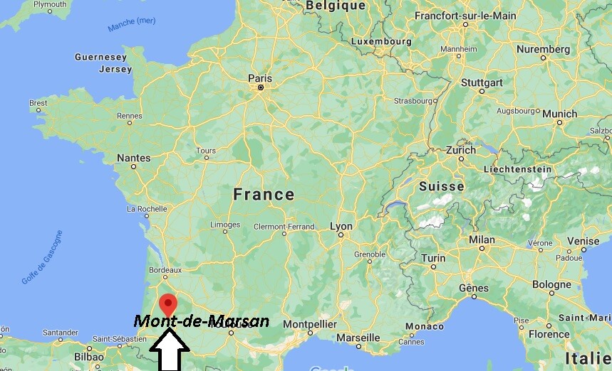 Où se situe Mont-de-Marsan