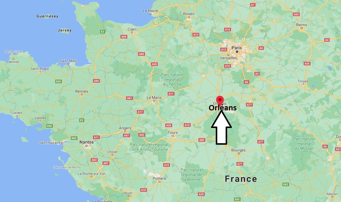 Où se situe Orléans (Code postal 45000)