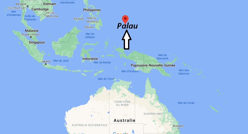 Où se situe Palau