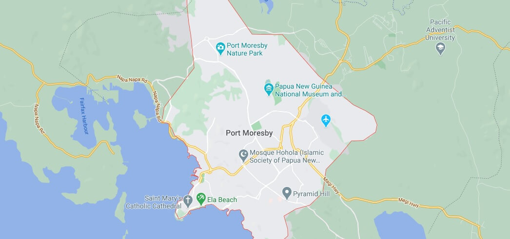 Où se situe Port Moresby