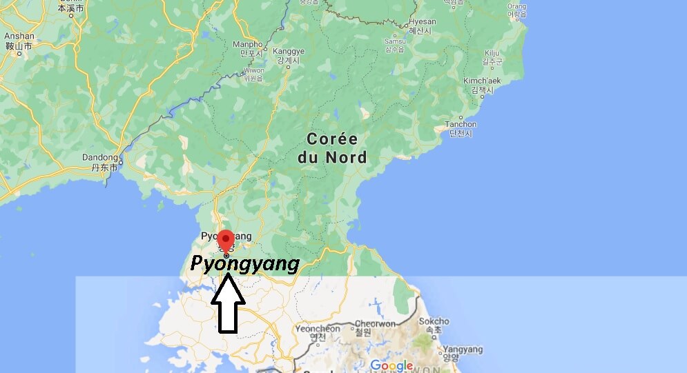  O   se  trouve Pyongyang O   se  situe  Pyongyang O   se  trouve