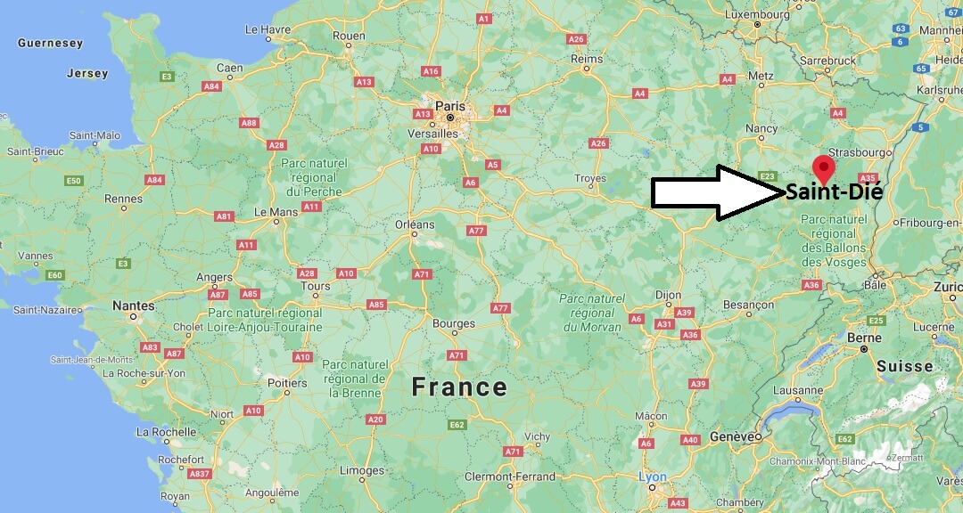 Où se situe Saint-Dié (Code postal 88100)