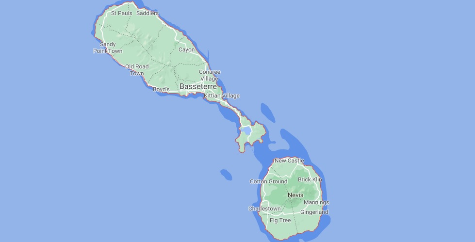Où se situe Saint-Kitts-et-Nevis