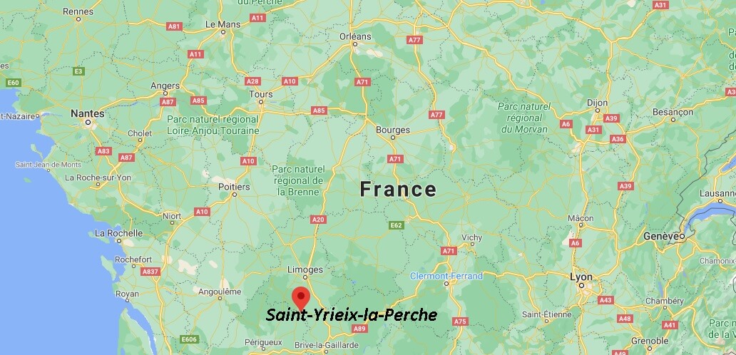 Où se situe Saint-Yrieix-la-Perche (Code postal 87500)