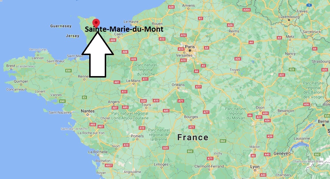 Où se situe Sainte-Marie-du-Mont